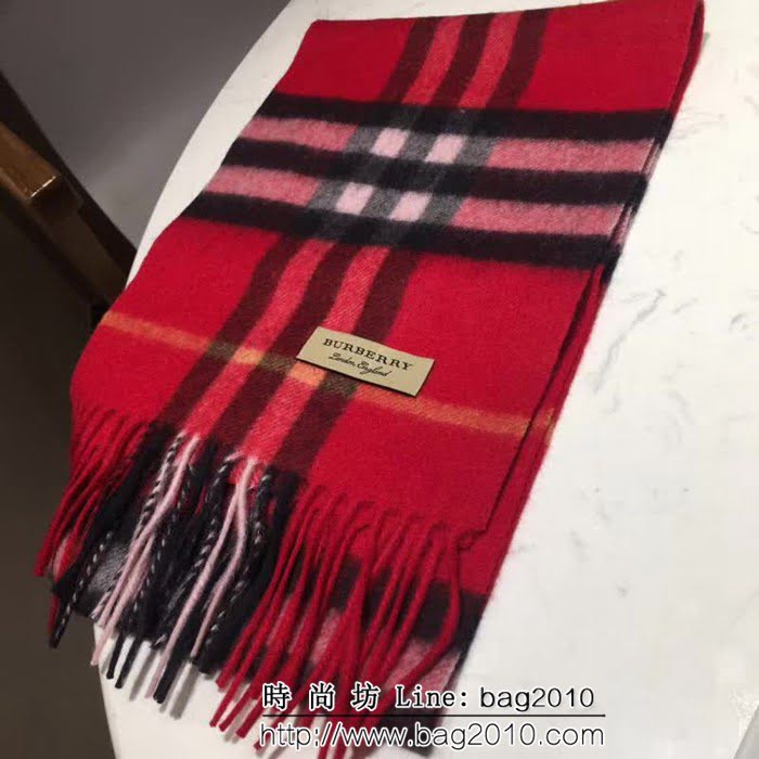 BURBERRY巴寶莉 原單正品 英倫巴格經典山羊絨圍巾 LLWJ6241